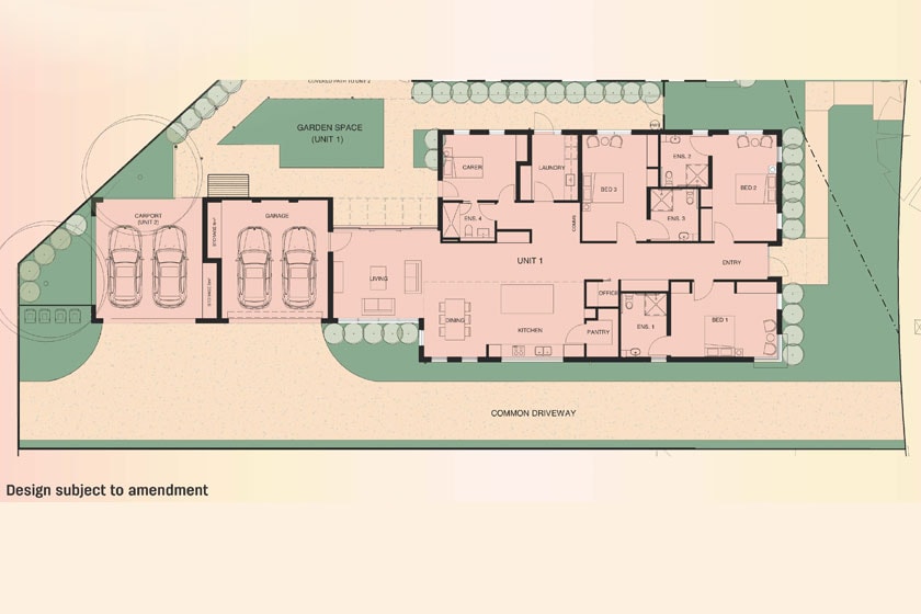 Floor plan of house
