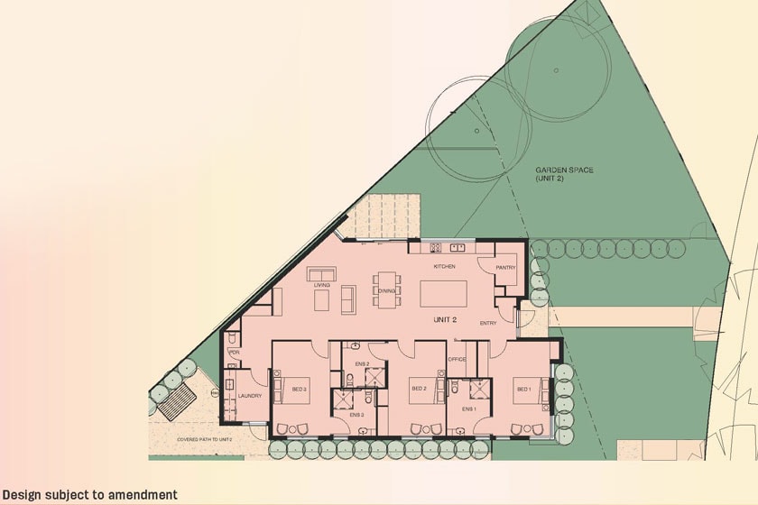 Hillside house floor plan